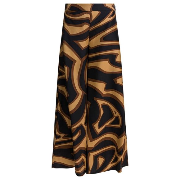 Pucci Labirinto Print Silk Wide Pants tag size 42 Women